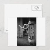 Tanz! Postkarte (Vorne/Hinten)