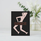 Tanz Postkarte (Stehend Vorderseite)