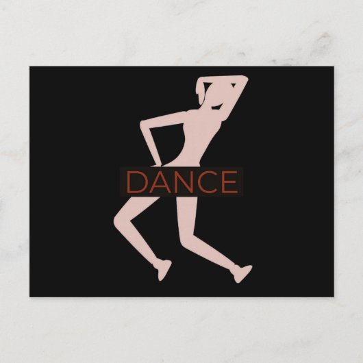 Tanz Postkarte (Vorderseite)