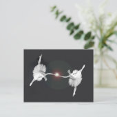 Tanz Postkarte (Stehend Vorderseite)