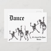 Tanz Postkarte (Vorne/Hinten)