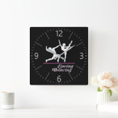 Tanz Quadratische Wanduhr (Zuhause)