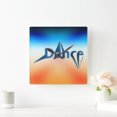 Tanz Quadratische Wanduhr (Zuhause)