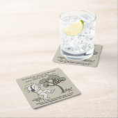 Tanz Rechteckiger Pappuntersetzer (Vor Ort)