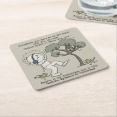 Tanz Rechteckiger Pappuntersetzer (angewinkelt)