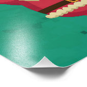 Tanz Santa Fotodruck (Ecke)