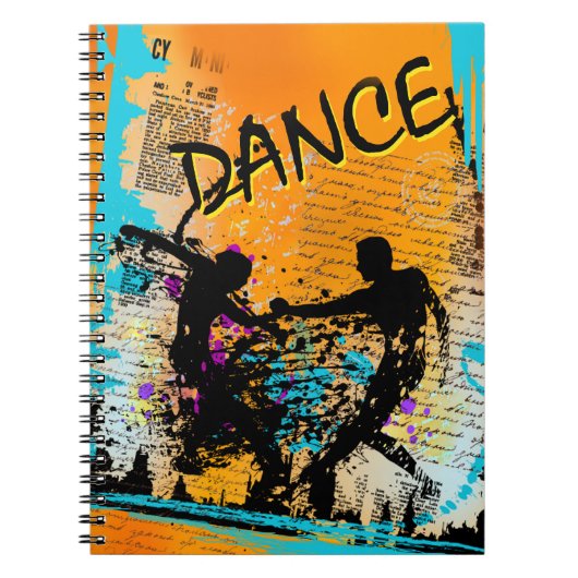 Tanz-Schmutz - Choreograf, Tänzer, Lehrer Notizblock (Vorderseite)