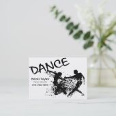 Tanz-Schmutz - Choreograf, Tänzer, Lehrer Visitenkarte (Stehend Vorderseite)