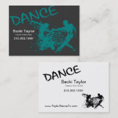 Tanz-Schmutz - Choreograf, Tänzer, Lehrer Visitenkarte (Vorne/Hinten)