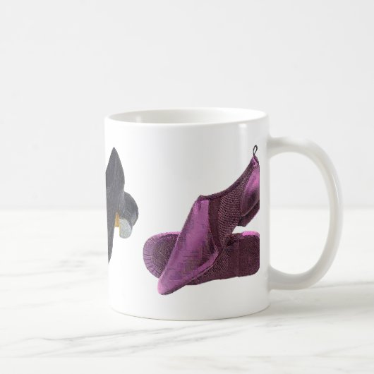 Tanz-Schuhe Kaffeetasse (Rechts)