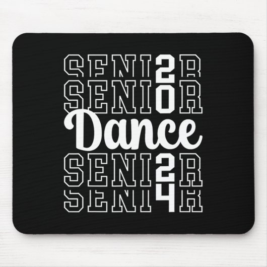 Tanz Senior 2024 Cl of 2024 Senior Dancer Mousepad (Vorne)