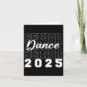 Tanz Senior 2025 Cl von 2025 Abschluss Grad Party Karte