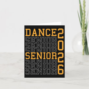 Tanz Senior Night Dance Senior 2026 Abschluss 18 Karte
