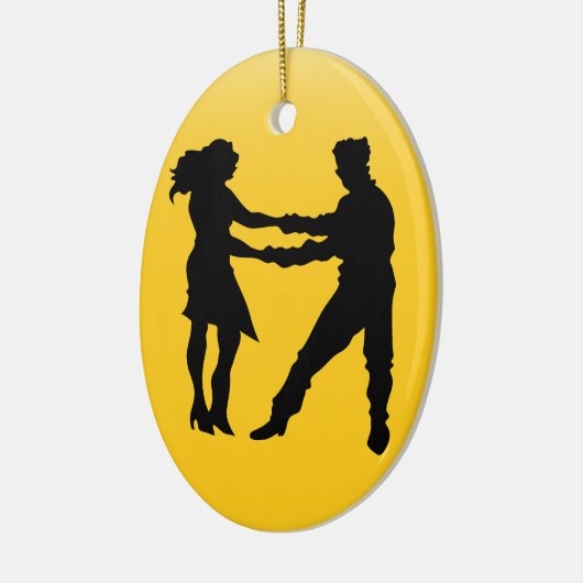 Tanz - Shag, Jitterbug, BeBop- SRF Keramik Ornament (Links)