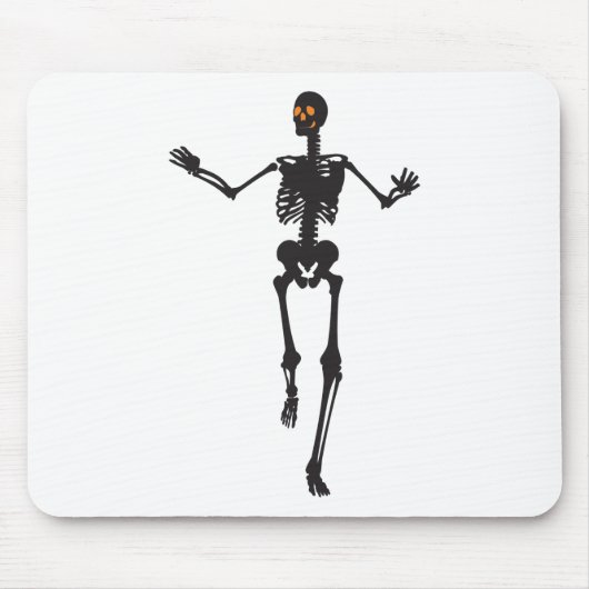 Tanz-Skelett Mousepad (Vorne)