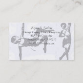 Tanz-Studio-personalisierte Geschäfts-Karten Visitenkarte (Rückseite)