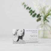 Tanz-Studio-Visitenkarte Visitenkarte (Stehend Vorderseite)