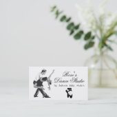 Tanz-Studio-Visitenkarte Visitenkarte (Stehend Vorderseite)