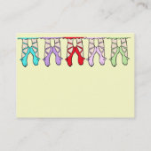 Tanz-Studio-Visitenkarten Visitenkarte (Rückseite)