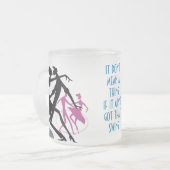 Tanz & Swing Mattglastasse (Vorderseite Links)