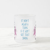 Tanz & Swing Mattglastasse (Mittel)