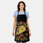 Tanz Taco Funny Cinco De Mayo Fiesta Party Schürze (Getragen)