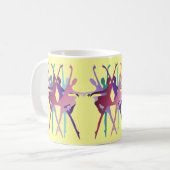 Tanz-Tanz-Tanz Kaffeetasse (Vorderseite Links)