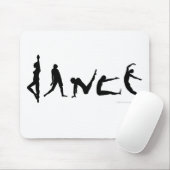 Tanz-Tanzen-Silhouette-Entwurf Mousepad (Mit Mouse)