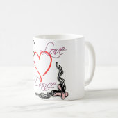 Tanz-Tänzer-Tanzen-Entwurf Kaffeetasse (VorderseiteRechts)