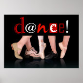 Tanz! - Tanzschuhe Poster (Vorne)