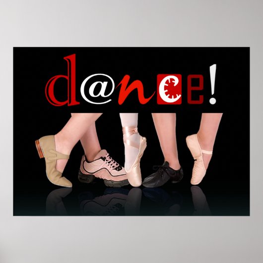 Tanz! - Tanzschuhe Poster (Vorne)