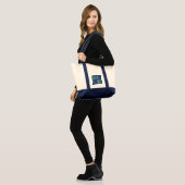 Tanz-Tasche (blau) Tragetasche (Vorderseite (Model))