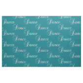 Tanz-Text auf irgendeinem Farbgewebe Stoff (Fat Quarter (45,7 x 55,9 cm))