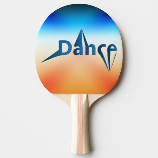Tanz Tischtennis Schläger (Vorderseite)