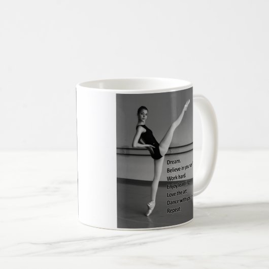 Tanz-Traumgeschenk für Tänzer Kaffeetasse (VorderseiteRechts)