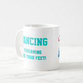Tanz-TraumTasse Kaffeetasse (Vorderseite Links)