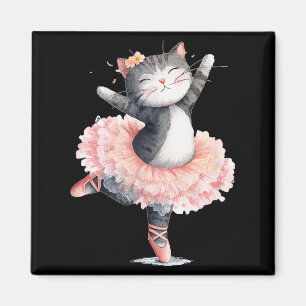 Tanz-Tutu-Katzenkostüm für Katzenliebhaber  Magnet