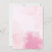 Tanz & Twirl Pink Ballerina Ballerina Ballet Gebur Einladung (Rückseite)