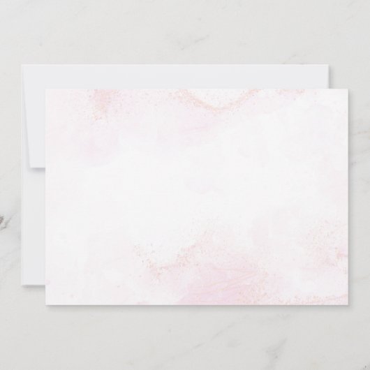 Tanz & Twirl Pink Ballerina Ballerina Ballet Gebur Einladung (Rückseite)