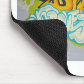 Tanz über den Wolken-Graffiti Mousepad (Ecke)