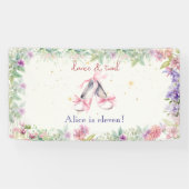 Tanz und Ballerina Geburtstag Banner (Horizontal)