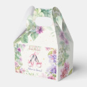 Tanz und Ballerina Geburtstag Geschenkschachtel (Rückseite)