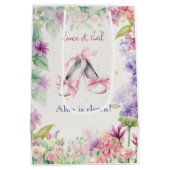 Tanz und Ballerina Geburtstag Mittlere Geschenktüte (Rückseite)