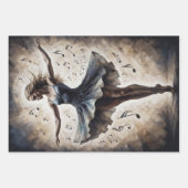 Tanz und Musik werden die Welt gerettet - Geschenkpapier Set (Vorderseite)