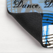 Tanz und Musiknoten Mousepad (Ecke)
