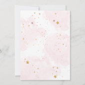 Tanz und niedliche Ballerina Ballett Kind Geburtst Einladung (Rückseite)