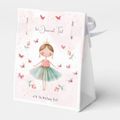 Tanz und niedliche Ballerina Ballett Kind Geburtst Geschenkschachtel (Rückseite)