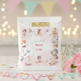 Tanz und niedliche Ballerina Ballett Kind Geburtst Geschenktütchen