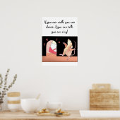 Tanz und Sing Poster (Küche)