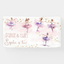Tanz und wirbelnde Ballerina Geburtstag